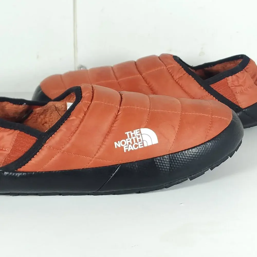 The North Face ThermoBall Traction V Men’s US8 Orangr Lined Mules Slippers Shoes